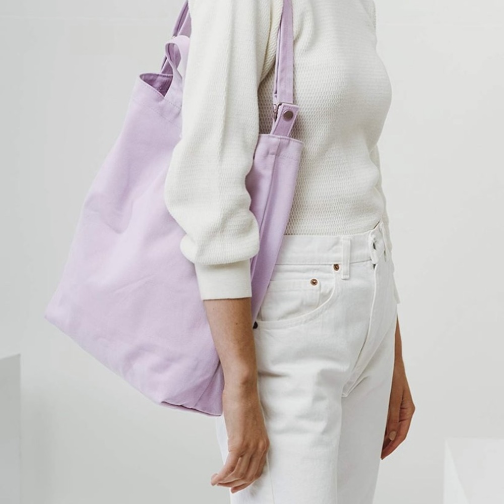 Lavender/lilac baggu duck bag